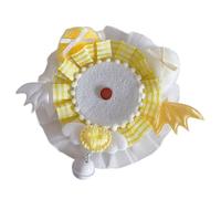 WOOSEO - Soporte para insignias de encaje hecho a mano con campanas, elegante broche organizador para joyas y accesorios, como se describe