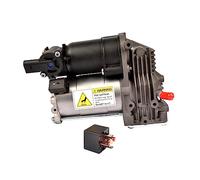 Woosphy Suspensión neumática Bomba del compresor 2 clavijas Compatible con W639 Viano Vito Bus Vito/Mixto Panel 111 113 115 116 119 122 123 126 6393200204 6393200404 A6393200204 A6393200404