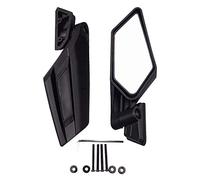 WOOSTAR 1.7" Espejos Laterales Moto Reemplazo para UTV Polaris RZR Maverick X3 2017 2018 Suzuki Quad Racer 450 2006-2009 Off Road Go Kart Paquete de 2