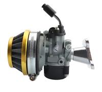 WOOSTAR 19mm Carburador con Filtros de Aire Junta Reemplazo para 2 Tiempos 47cc 49cc Mini Pocket Bike ATV Quad Chopper Oro