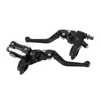 WOOSTAR 22mm Estándar 7/8" CNC Ajustable Embrague de Freno Palanca del Cilindro Maestro Set Reemplazo para Majesty T3 T5 T6 Motocicleta Dirt Pit Bike Scooter ATV Negro