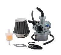 WOOSTAR 25mm Carburador PZ25 con Filtro de Aire Filtro de Combustible Tubo Juntas de Colector de Admisións Reemplazo para 90cc 125cc 140cc Mini Quad ATV Dirt Bike Motocicleta Scooter