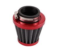 WOOSTAR 38mm Aluminio Filtro de Aire Reemplazo para XR50 CRF50 QMB139 SDG SSR GY6 50cc 70cc 90cc 110cc 125cc Off-Road Motocicleta ATV Quad Go Kart Pit Dirt Bike Moped Rojo