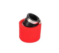 WOOSTAR 45mm Filtro de Aire Espuma Curva Tubo Reemplazo para KLX CRF 125cc 150cc ATV Quad Scooter Dirt Pit Bike Rojo
