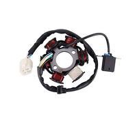 WOOSTAR 6 Bobina 5 Cables Estator Magnético Encendido Reemplazo para GY6 50cc 70cc 90cc 110cc 125cc ATV 4 Wheeler Quad Pocket Bike (Enchufe Hembra)