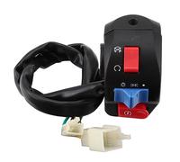 WOOSTAR 6 Cable 3 Funciones Derecha Motocicleta Interruptor para Manilla Reemplazo para 50cc 70cc 90cc 110cc 125cc Scooter Motocicletas
