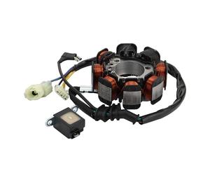 WOOSTAR 8 Bobinas 5 Cable Estator Magneto Reemplazo para TRX250 TRX250TE TRX250TM FourTrax Recon 2x4 ATV 4 Wheeler Quad OEM 31120-HM8-004