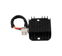 WOOSTAR AC Regulador Rectificador Moto 12V 4 Pines Reemplazo para CG 125cc 200cc 250cc GY6 125cc 150cc 200cc 250cc Taotao Lifan Scooter ATV Quad Dirt Pit Bike Go Kart Ciclomotor