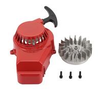 WOOSTAR Arrancador de Retroceso con Volante Reemplazo para 2 Tiempos 47cc 49cc Pocket Dirt Bike Mini ATV Motor Rojo