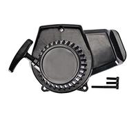WOOSTAR Arrancador de Retroceso Reemplazo para SYX Moto Off-Road 2 Tiempos 47cc 49cc Pocket Bike Mini Quad Pit Bike Scooter ATV Negro