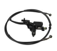 WOOSTAR Izquierda Palanca del Cilindro Maestro de Freno Hidráulico con Calbe Reemplazo para 50cc 70cc 90cc 110cc 125cc 150cc ATV Quad Ciclomotor Scooter Dirt Pit Bike