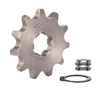 WOOSTAR Moto Piñon Delantero 420 de 11 Dientes 17mm para 50cc 70cc 90cc 110cc 125cc Dirt Pit Bike Mini Bike ATV Quad Ciclomotor