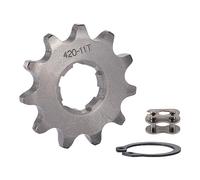 WOOSTAR Moto Piñon Delantero 420 de 11 Dientes 20mm para 50cc 70cc 90cc 110cc 125cc Dirt Pit Bike Mini Bike ATV Quad Ciclomotor