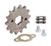 WOOSTAR Moto Piñon Delantero 420 de 14 Dientes 20mm Reemplazo para TTR 125 LE 1971 SL100 Brixton BX 125 50cc 70cc 90cc 110cc 125cc Dirt Pit Bike Mini Bike ATV 4 Wheeler Ciclomotor