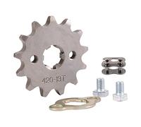 WOOSTAR Moto Piñon Delantero 420 de 16 Dientes 17mm para 50cc 70cc 90cc 110cc 125cc Dirt Pit Bike Mini Bike ATV 4 Wheeler Ciclomotor