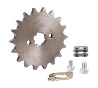 WOOSTAR Moto Piñon Delantero 420 de 18 Dientes 17mm para 50cc 70cc 90cc 110cc 125cc Dirt Pit Bike Mini Bike ATV 4 Wheeler Ciclomotor