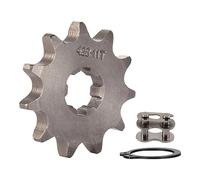 WOOSTAR Moto Piñon Delantero 428 de 11 Dientes 17mm para 50cc 70cc 90cc 110cc 125cc Dirt Pit Bike Mini Bike ATV 4 Wheeler Ciclomotor