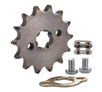 WOOSTAR Moto Piñon Delantero 428 de 14 Dientes 17mm para 50cc 70cc 90cc 110cc 125cc Dirt Pit Bike Mini Bike ATV Quad Ciclomotor
