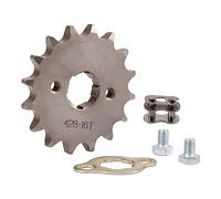 WOOSTAR Moto Piñon Delantero 428 de 16 Dientes 20mm para 50cc 70cc 90cc 110cc 125cc Dirt Pit Bike Mini Bike ATV Quad Ciclomotor