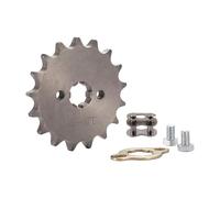WOOSTAR Moto Piñon Delantero 428 de 17 Dientes 17mm para 50cc 70cc 90cc 110cc 125cc Dirt Pit Bike Mini Bike ATV 4 Wheeler Ciclomotor