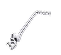 WOOSTAR Palanca de Pedal Moto 15mm Ajustable Reemplazo para 50cc 70cc 90cc 110cc 125cc 150cc Pit Bike Dirt Bike Plata