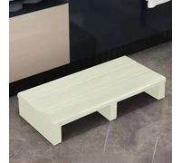 WooStep - Taburete con almohadillas antideslizantes, diseño resistente de medio paso para uso en interiores y exteriores, ideal para entradas y escalones, fácil acceso y