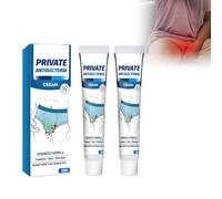 Wootapson 2Pc Crema Antibacteriana Para La Piel,Crema Para El Tratamiento De La Intimidad,Jock Itch Crema,Crema Para Aliviar La Picazón, Crema Para Picazón Genital,Crema De Tratamiento Itch (C)