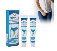 Wootapson 2Pc Crema Antibacteriana Para La Piel,Crema Para El Tratamiento De La Intimidad,Jock Itch Crema,Crema Para Aliviar La Picazón, Crema Para Picazón Genital,Crema De Tratamiento Itch (B)
