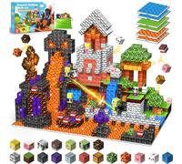Wootoyz 150 Piezas Bloques Magneticos Construccion, Juguetes Niño Niña 3 4 5 6 Años Cubos Magneticos Blocks Regalo Niño 3-6 Años Juguetes sensoriales Stem Montessori