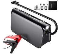 Woowind 3-en-1 Arrancador de Baterías, Compresor de Aire 150PSI/10,3Bar y Power Bank 65W, Booster Batería 12V, Inflador de Ruedas, Cargador 16000mAh, Arrancador de Coches 6.0L Gasolina / 2.5L Diésel