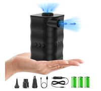 Woowind AP6 Inflador Eléctrico para Colchón Inflable, Bomba de Aire Eléctrica Portátil con Batería Recargable para colchón de Aire, Anillos de Natación, Piscinas para Niños