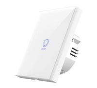 Woox 701433 Interruptor de luz Inteligente WiFi Control Vocal Alexa, R7063 Blanco