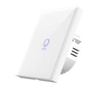 Woox 701433 Interruptor de luz Inteligente WiFi Control Vocal Alexa, R7063 Blanco