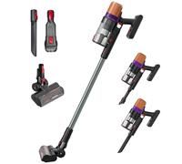 WOOX Aspiradora sin Cable, 27kPa Potente Succión, Inalámbrica, Aspiradora Escoba sin Cable, Diseño Antienredos, Capa de Filtración de 5 Etapas, Aspirador Escoba Ideal para Suelo Duro y Pelo de Mascota