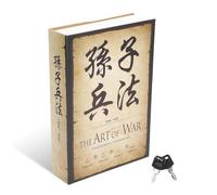 WOOXGEHM Caja Fuerte, Hueca con Compartimento Oculto Secreto, Cerradura de Combinación, con Llave, Simula Una Caja Fuerte de Libro Resistente para Uso en Viajes en El Hogar