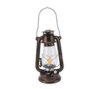 WOOXGEHM Lámpara de Aceite, Linterna de Huracán de 31 Cm, Lámpara de Queroseno, Linterna de Camping de Combustible, Lámpara Colgante de Metal con Mecha para Interior/Fiesta/decoración/hogar/Camping