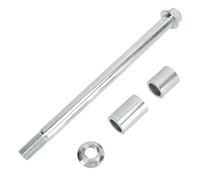 WOOXGEHM Rueda Delantera O Trasera de 15 mm Eje de 8, 66 Pulgadas (220 Mm) con Espaciadores, Apta para Pit Trail Dirt Bike 70Cc 90Cc, Carcasa de Aleación de Acero Pulido, Diámetro del Eje