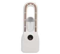 WOOXGEHM Ventilador de Escritorio Sin Aspas Viento de 6 Velocidades Ventilador de Refrigeración Turbo Boost con Humidificador de Niebla Luz Nocturna Colorida, Ventiladores de Escritorio USB