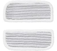 Woozoo, Juego de 2 Cojines Blandos, Absorbe los líquidos, Poliéster/Nylon, Lavable a Mano, para Electric Mop IC-M01 - Soft Pad MC-S01 - Blanco