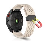 WoPail 26MM QuickFit Correa Magnética para Garmin Quatix 8/Tactix 8/Fenix 8 51mm Silicona Correas Banda Deportiva Pulsera para Fenix 7X/7X Pro/6X Starlight
