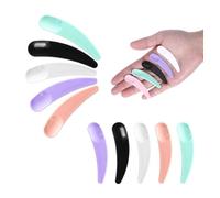 Wopanxye 100 espátulas cosméticas para máscara facial de maquillaje, mini cuchara de barro de plástico, herramientas de belleza desechables para loción, mezcla de bricolaje, cuidado de la piel