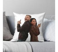 Wopez The Rookie Lopez And Evers - Funda de almohada de poliéster y lino y terciopelo, estampada, con cremallera, decoración de almohada