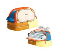 Woplagyreat Estuche Scolare Material Estuches Pequeño Estuches Escolares Grande Pencil Case Niña Estojo Cartuchera Tela 3 Compartimentos