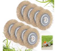 WOPPLXY Juego de 8 cepillos para juntas, 10 mm de ancho, accesorios de cepillo de repuesto, compatible con Gloria Multibrush y otros cepillos de alambre (110 x 16 mm)