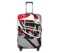WOPQS American Football - Funda protectora elástica para equipaje, para maletas de 18 a 32 pulgadas, Black, M