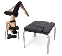 WOQLIBE Banco de yoga con cabecero de entrenamiento, banco de yoga, silla de inversión, gimnasio, soporte para la cabeza, taburete de trabajo, silla auxiliar, aliviar la fatiga y construir el cuerpo,