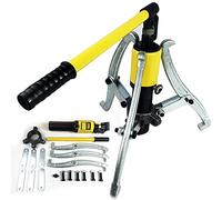 WOQLIBE Extractor hidráulico 15T extractor herramienta hidráulico cubo de rueda 3 brazos extractor de rodamientos para fábricas de mantenimiento de automóviles, fábricas mecánicas y talleres de