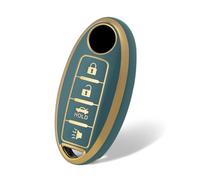 WORCAS Compatible con funda para llavero Nissan, compatible con Infiniti EX FX X G JX M Q QX Series Altima Coupe Armada GTR Maxima Murano Cross CABRIOLET Pathfinder Rogue SENTRA Versa (gris)