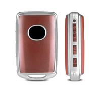 WORCAS Funda de TPU suave para llavero compatible con Mazda 3/3 Hatchback, CX-5, CX-30, CX-10 2/3/4 botón de entrada sin llave (rojo mate)