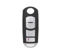 WORCAS Funda de TPU suave para llavero compatible con Mazda 3 6 8 Miata MX-5 CX-3 CX-5 CX-7 CX-9 2/3/4 botón de entrada sin llave, llave inteligente (rojo mate)